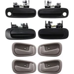 Exterior Door Handle For 1998-2002 Chevrolet Prizm Front Rear With Beige Inner. Fixed Price $95.16.