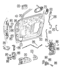 Genuine Mopar Outside Door Handle Clip Left 4717165. Fixed Price $50.07.