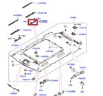 Genuine Range Rover L460 2ND Row Left Assist Handle LR182016/533123613PVJ. Fixed Price $85.53.