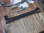 Pair Oe Very Good Used Rear Window Glass Channels Door All Mgbgt. Fixed Price $39.00.