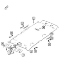 Genuine Mopar Grab Handle 6QK48MS7AA. Fixed Price $69.38.