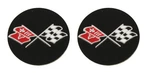 New Trim Parts Inside Door Handle Emblem Pair / For 1968-77 C3 Corvette Stingray. Fixed Price $28.99.
