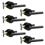 Orger 6 Pack Black Door Handles Interior, Privacy Matte For. Fixed Price $89.09.