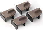 4 Pack Adjustable Sliding Window Locks Wedge Stop For Home.... Fixed Price $14.76.