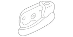 Genuine Hyundai 2003-2008 Tiburon Handle, Inside 82610-2C000-LK. Fixed Price $72.08.