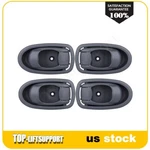 4PCS Door Handles Interior Right + Left For 01-04 Kia Spectra Gray Inner. Fixed Price $15.59.