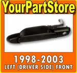 Left Front Driver Outside Outer Exterior Door Handle For 98-03 Sienna. Fixed Price $14.95.