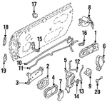 Genuine Nissan Handle Cover 80682-65F00. Fixed Price $25.60.
