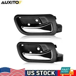 Interior Door Handle Set For 2003-07 Accord Rear Front Right Chrome Black 2PC. Fixed Price $24.99.