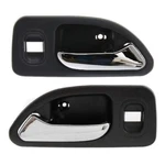 94-97 Honda Accord Rear Door Handle Set Gray Bezel Chrome Lever 72625SV4013ZC. Fixed Price $64.99.