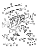 Genuine Mopar Grab Handle 1UK121DVAA. Fixed Price $53.03.