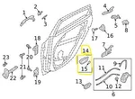 Hyundai Oem 13-14 Elantra Gt-handle Bezel I/s Rh 82621A5000RY. Fixed Price $15.55.