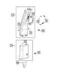 Genuine Mopar Grab Handle 7LW72PD2AA. Fixed Price $25.49.