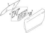 Genuine Nissan Window Regulator 80775-6GP1A. Fixed Price $313.76.