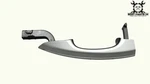 Rear Front Passenger Side Door Exterior Handle Silver Ford Fusion 13-2020 Oem. Fixed Price $64.00.