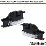 2X New Chrome Inside Door Handle For Jeep Compass Patriot 2009-2017 Rear. Fixed Price $38.59.