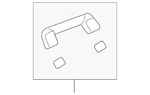 Genuine Lexus Interior Grab Bar 74610-33200-C0. Fixed Price $36.54.