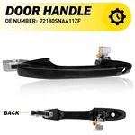 Handle Front Left Door Fits 2006-2011 Honda Civic 72180SNAA11ZF Black Exterior P. Fixed Price $18.99.