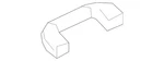 Genuine Mercedes-benz Grab Rail 204-810-00-51-9051. Fixed Price $23.18.