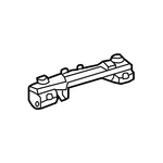 Genuine Mercedes-benz Oe Grab Handle 166-810-05-54-1D03. Fixed Price $42.10.