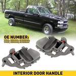 Front Pair Interior Door Handle For 1995-99 Chevrolet C1500 Gray Inside 15708044. Fixed Price $26.99.