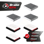 Air Cabin Filters (8 Total) Kit For 2018-2024 Nissan Kicks 1.6L. Fixed Price $116.68.
