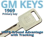 1969 Gmc Chevy Pontiac Buick Cadillac Oldsmobile Cut To Code Key 6J00-7J99. Fixed Price $11.99.
