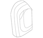 Genuine Volkswagen Strap Cover 5C5-857-957-C-82V. Fixed Price $38.45.