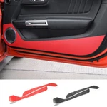 Carbon Fiber Door Cover Sticker Anti-kick Protector Guard Ford Mustang 15-19. Fixed Price $20.99.
