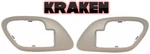 Inside Door Handle Bezels For 1995-1999 Chevy Gmc Truck Tahoe Suburban Tan Pair. Fixed Price $28.95.