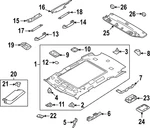 Genuine Land-rover Grip Handle 533123614PVJ. Fixed Price $102.40.