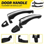 Interior Inside Door Handle For Hyundai Azera 06-11 Front Driver Rear Lh. Fixed Price $18.99.