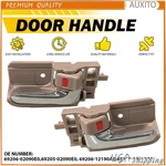 Pair Chrome Beige Inner Inside Door Interior Handle For 03-08 Toyota Corolla. Fixed Price $12.99.