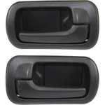 Interior Door Handle For 2001-2005 Honda Civic Set Of Rear Sedan Black Plastic. Fixed Price $19.00.