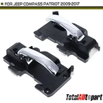 2PCS Chrome Inside Door Handle For Jeep Compass Patriot 2009-2017 Front. Fixed Price $42.59.