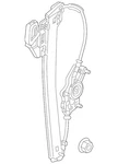 Genuine Audi Window Regulator 80A-839-461-A. Fixed Price $190.80.