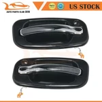 For Chevrolet Gmc Cadillac Chrome Black 2X Exterior Door Handle Front Left Right. Fixed Price $20.89.