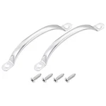 2PCS Stainless Steel Door Pull Handles 120MM/4.72" Long With Screws. Fixed Price $14.61.