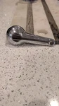 Triumph TR6 Chrome Window Crank Arm Pair (2) Handle Used Orig TR250 GT6 Spitfire. Fixed Price $12.00.