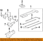 Gm Oem 99-25 Avalanche Cab Jack Components-handle 22925285. Fixed Price $27.25.