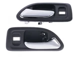Interior Door Handle For 94 - 97 Accord Chrome Gray Front Pair Passenger Driver. Fixed Price $13.09.
