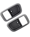 2PCS Grey Interior Door Handle Bezel Inside Left & Right For 00-06 Toyota Tundra. Fixed Price $8.99.