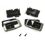 1979-1993 Ford Mustang Inner Door Handle & Black/chrome Bezel Complete Kit Fox. Fixed Price $109.69.