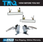 Trq Inside Interior Outside Exterior Chrome Metal Door Handle Kit Set 4PC New. Fixed Price $59.95.