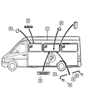 Genuine Mopar Grab Handle Rear 68048598AA. Fixed Price $5.41.