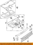 Gm Oem 97-16 Equinox Front Door Interior Trim-handle, Inside Screw 11514541. Fixed Price $6.00.