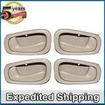 Motorking Inner Inside Door Handle Tan Set 4 For 98-02 Toyota Corolla Prizm. Fixed Price $21.03.