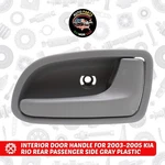 Interior Door Handle For 2003-2005 Kia Rear Passenger Side Gray Plastic. Fixed Price $9.89.
