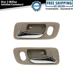 Beige Front Interior Door Handle Pair Set For Accord 4. Fixed Price $19.40.