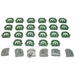 Goodmark 32-PIECE Front Reveal Moulding Clip Set Fits Buick GMK4030525641S. Fixed Price $46.69.